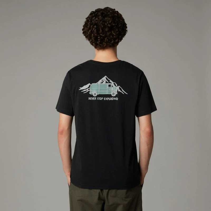 1. The North Face - tricou - M Outdoor Graphic - Negru
