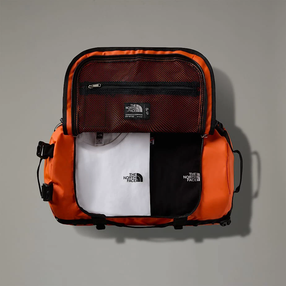 3. The North Face - geanta - Base Camp Duffel Small - Portocaliu | Negru