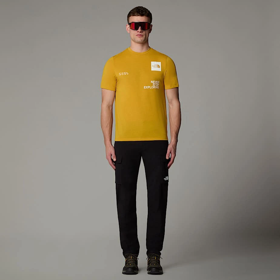 4. The North Face - tricou - M Mountain Foundation Coordinates - Galben
