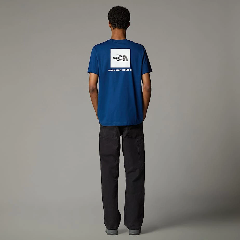 4. The North Face - tricou - M Redbox - Albastru | Alb