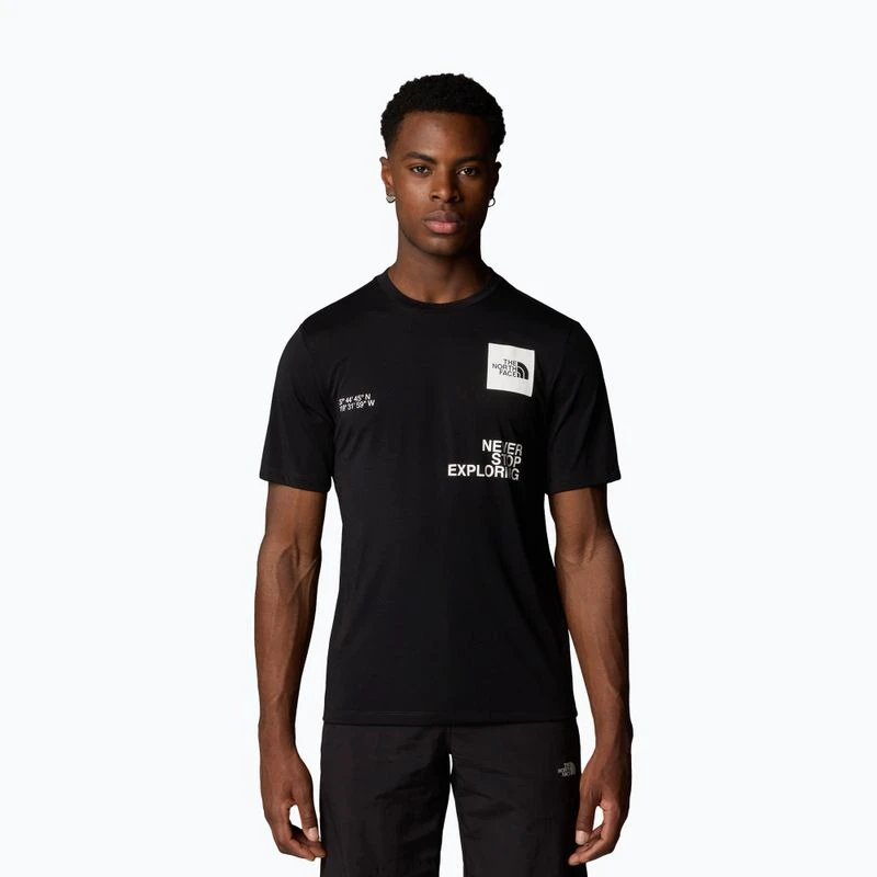The North Face - tricou - M Mountain Foundation Coordinates - Negru - 69073