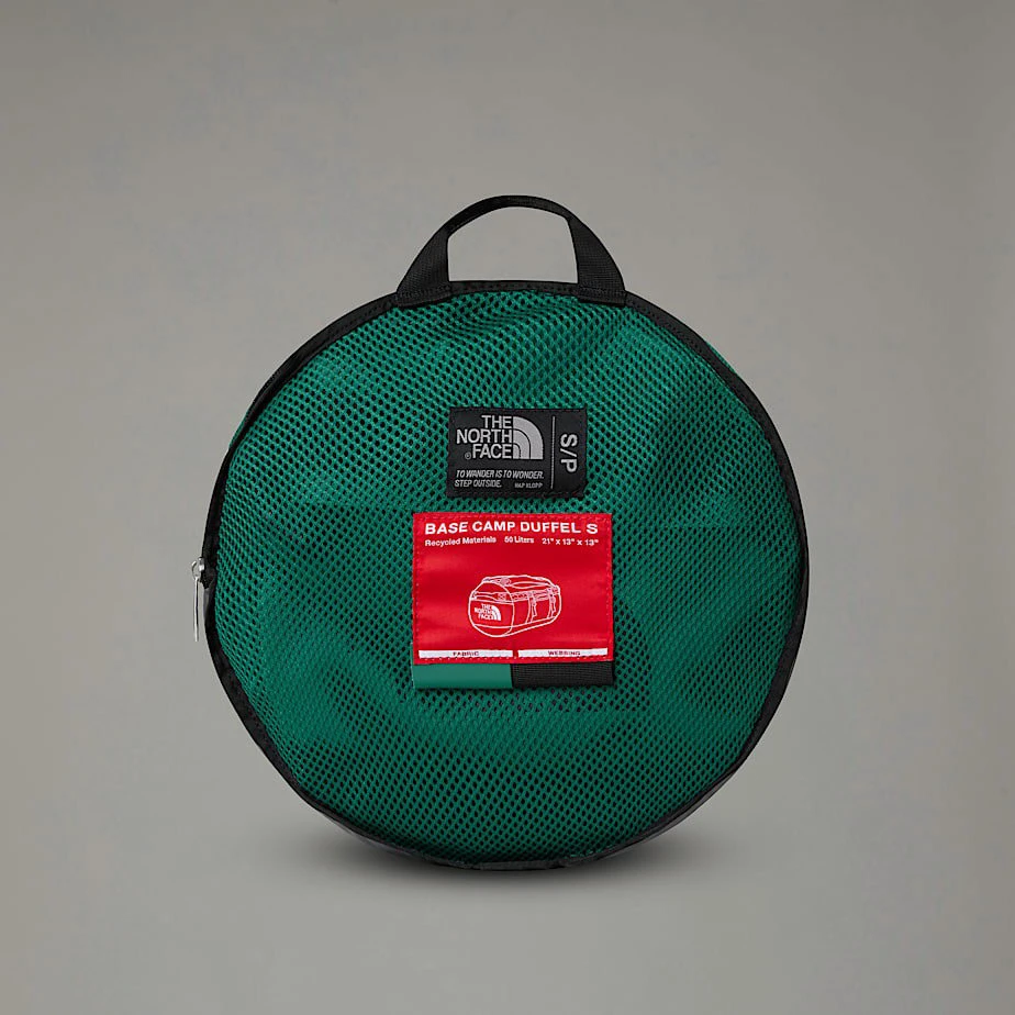 6. The North Face - geanta - Base Camp Duffel Small - Verde | Negru