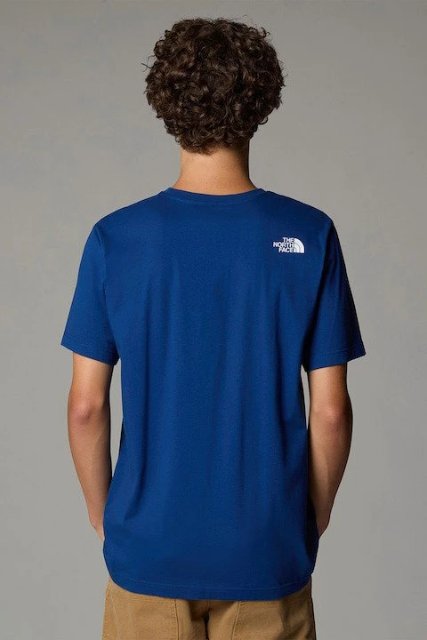 3. The North Face - tricou - M Mountain Line - Albastru