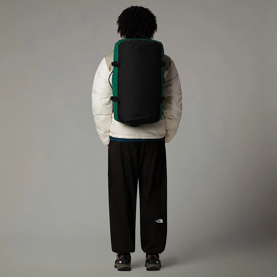 8. The North Face - geanta - Base Camp Duffel Small - Verde | Negru