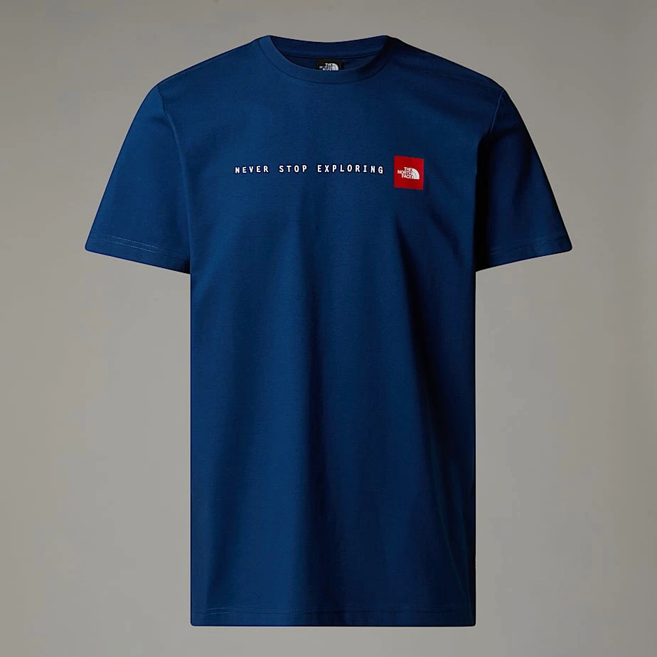 2. The North Face - tricou - M Never Stop Exploring - Albastru