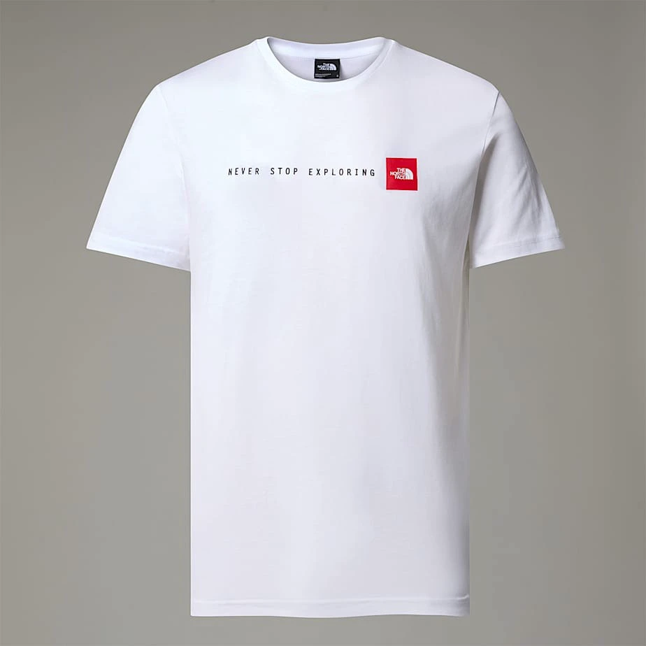 1. The North Face - tricou - M Never Stop Exploring - Alb
