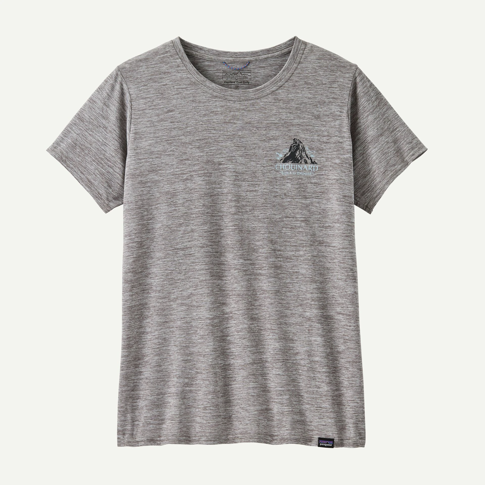 5. Patagonia - tricou - W Capilene Cool Daily Graphic Lands - Gri