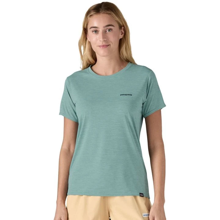4. Patagonia - tricou - W Capilene Cool Daily Graphic Waters - Albastru