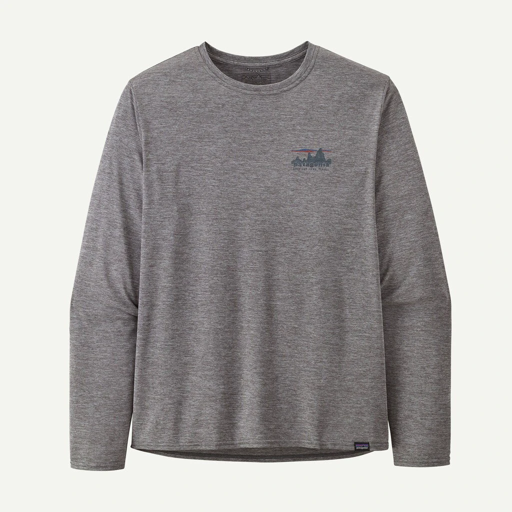 5. Patagonia - bluza - M Capilene Cool Daily Graphic - Gri