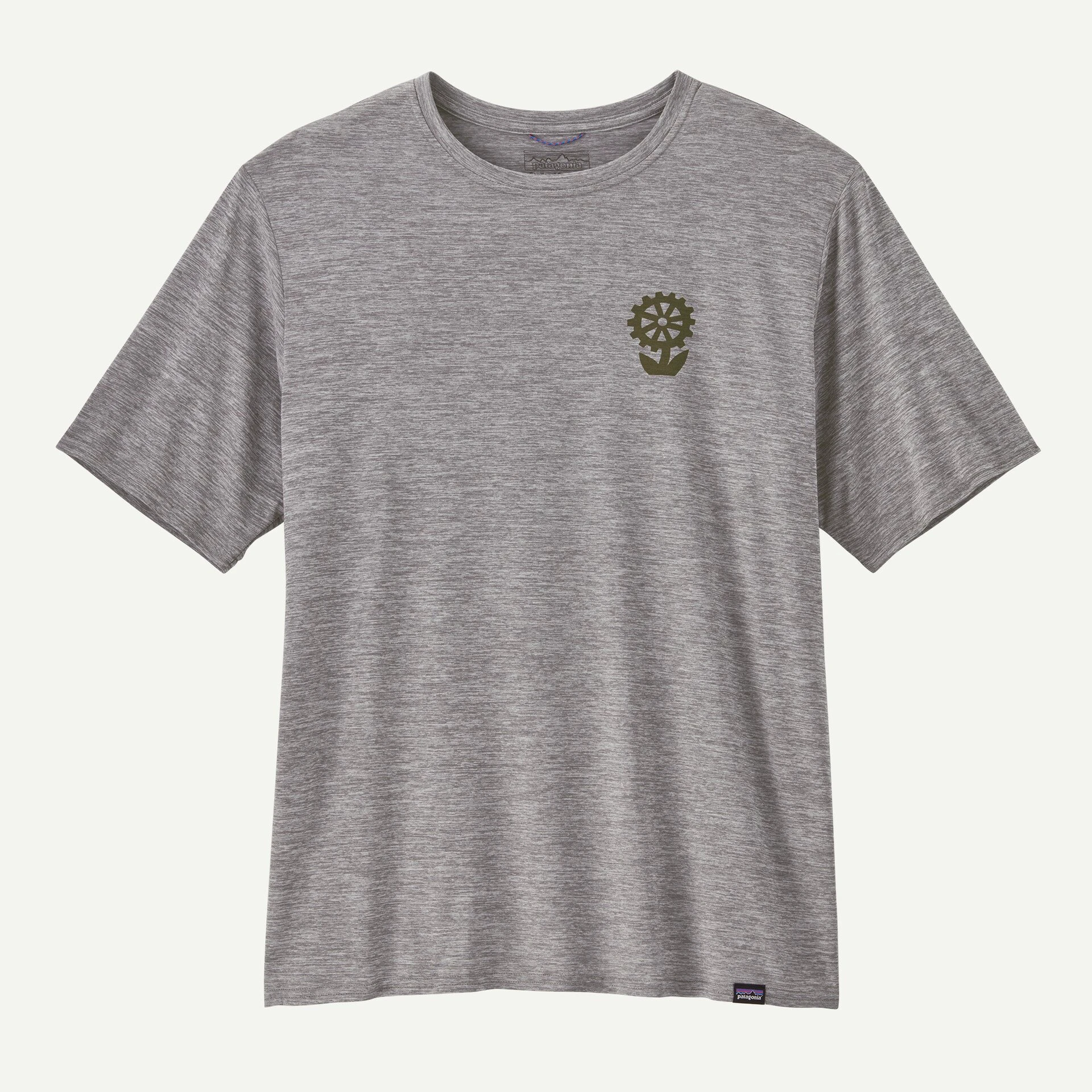 8. Patagonia - tricou - M Capilene Cool Daily Graphic Lands - Gri