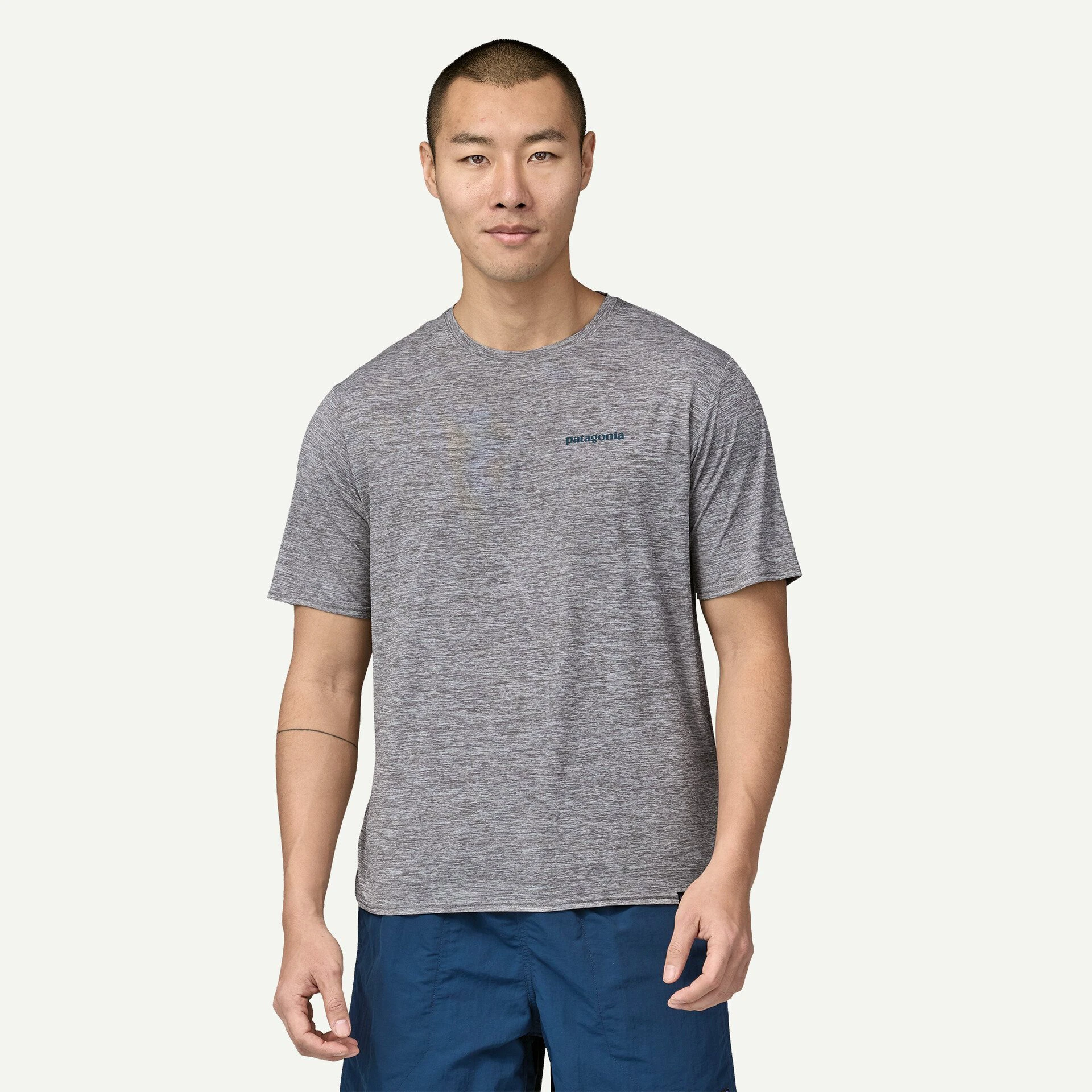 2. Patagonia - tricou - M Capilene Cool Daily Graphic Waters - Gri