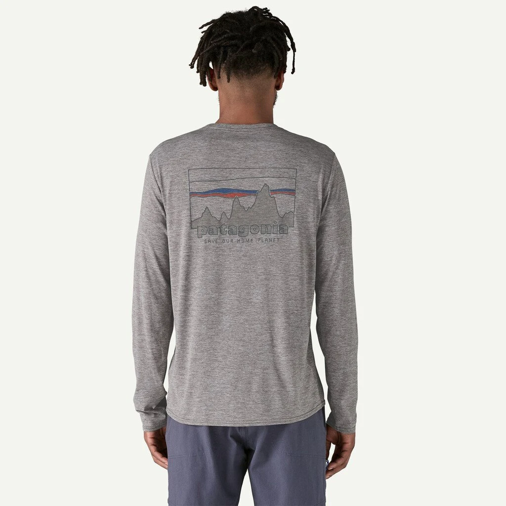 3. Patagonia - bluza - M Capilene Cool Daily Graphic - Gri