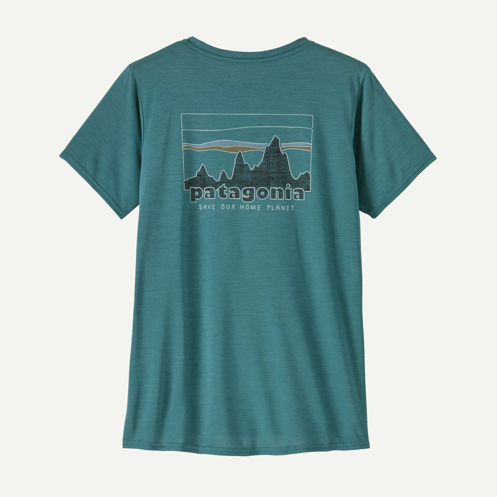 Patagonia - tricou - W Capilene Cool Daily Graphic - Verde | Albastru - 69351