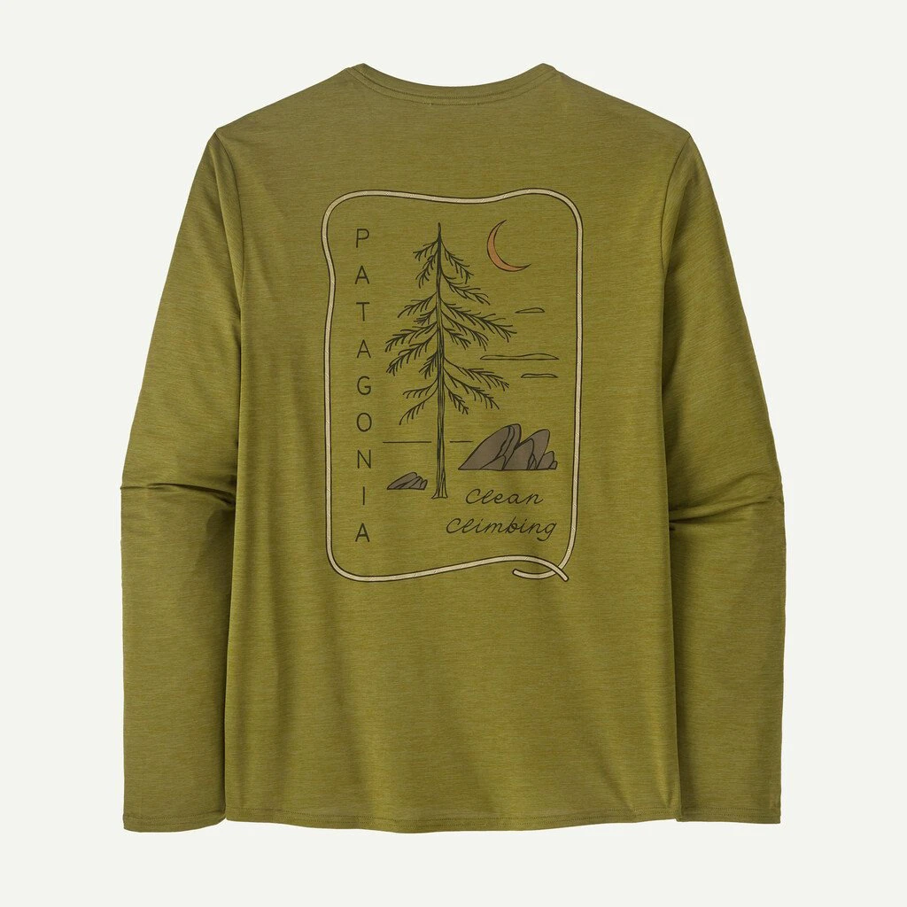 1. Patagonia - bluza - M Capilene Cool Daily Graphic Lands - Verde
