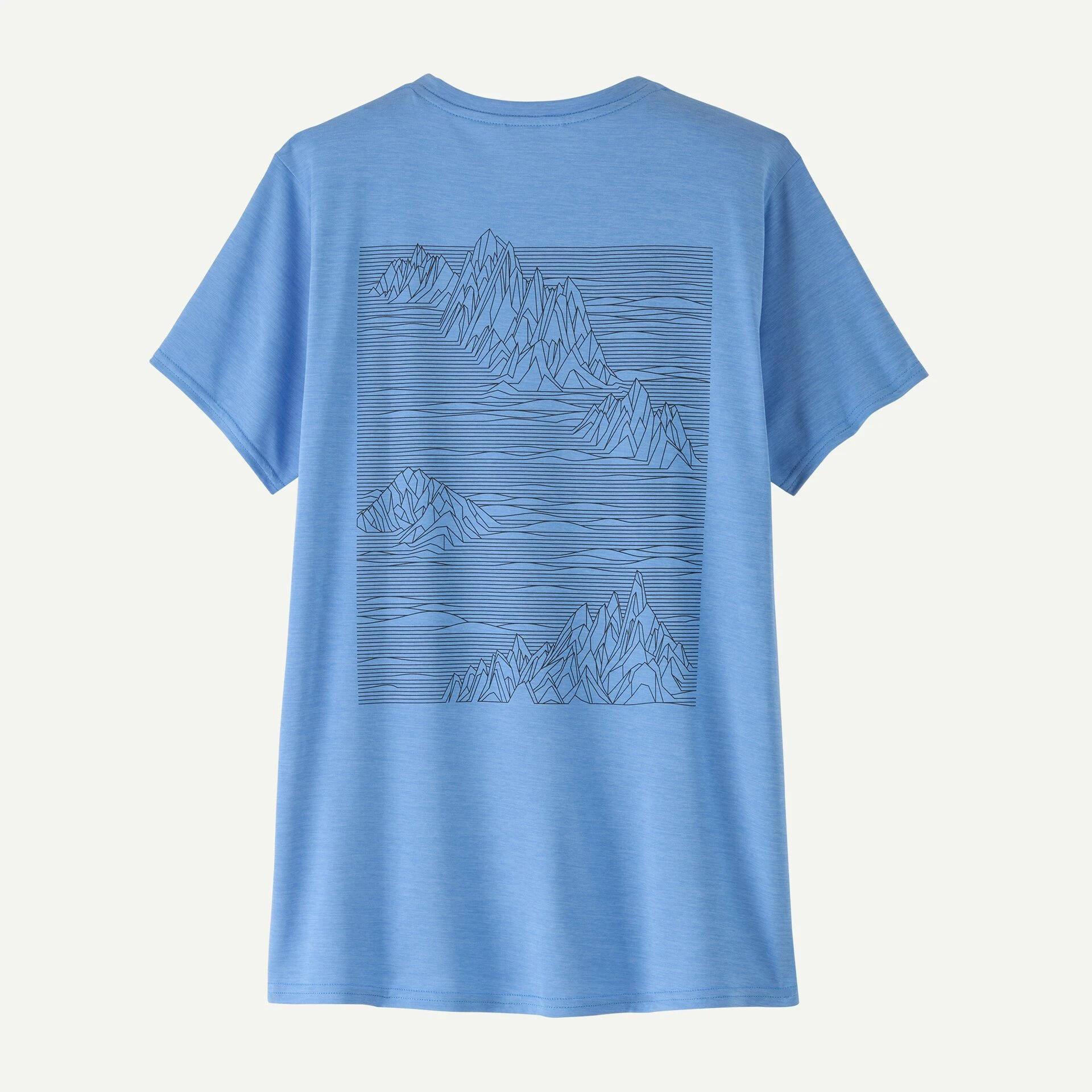 1. Patagonia - tricou - W Capilene Cool Daily Graphic - Albastru