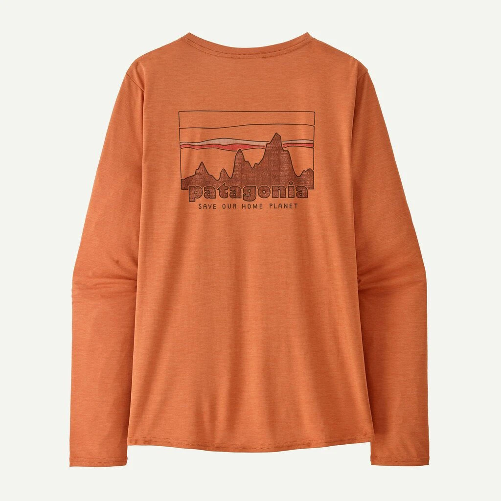 Patagonia - bluza - W Capilene Cool Daily Graphic - Portocaliu - 69381