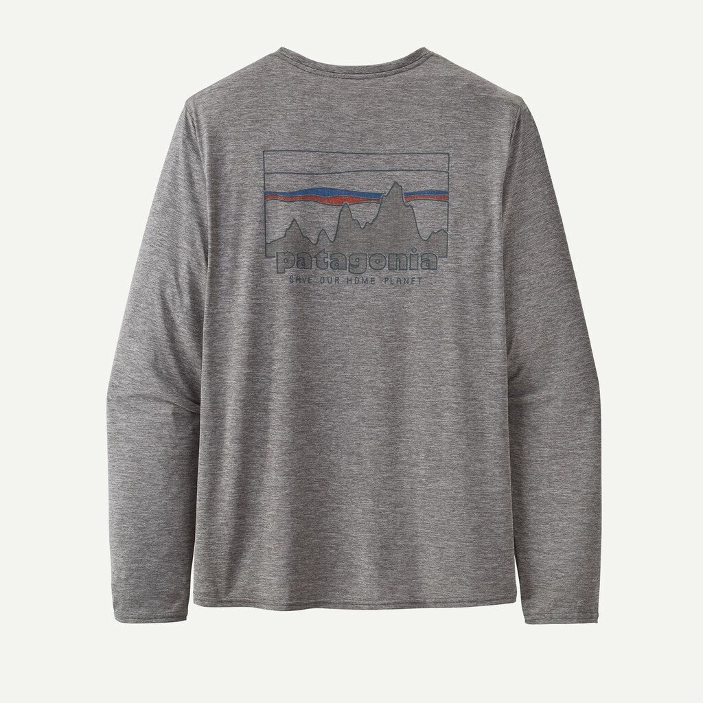 1. Patagonia - bluza - M Capilene Cool Daily Graphic - Gri