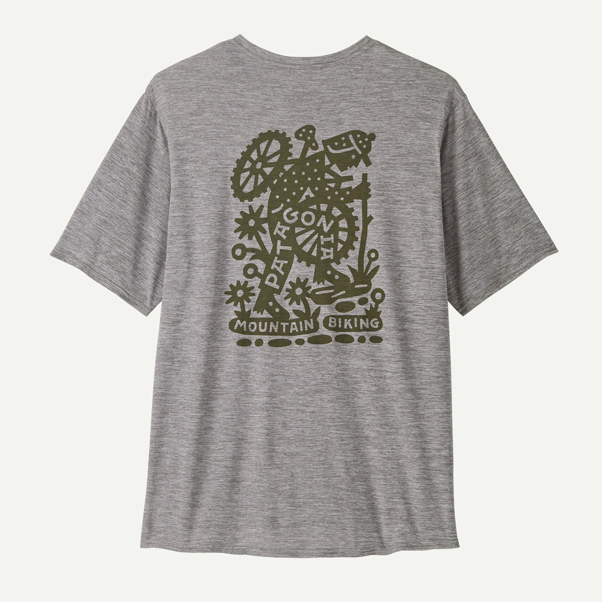 Patagonia - tricou - M Capilene Cool Daily Graphic Lands - Gri - 69317