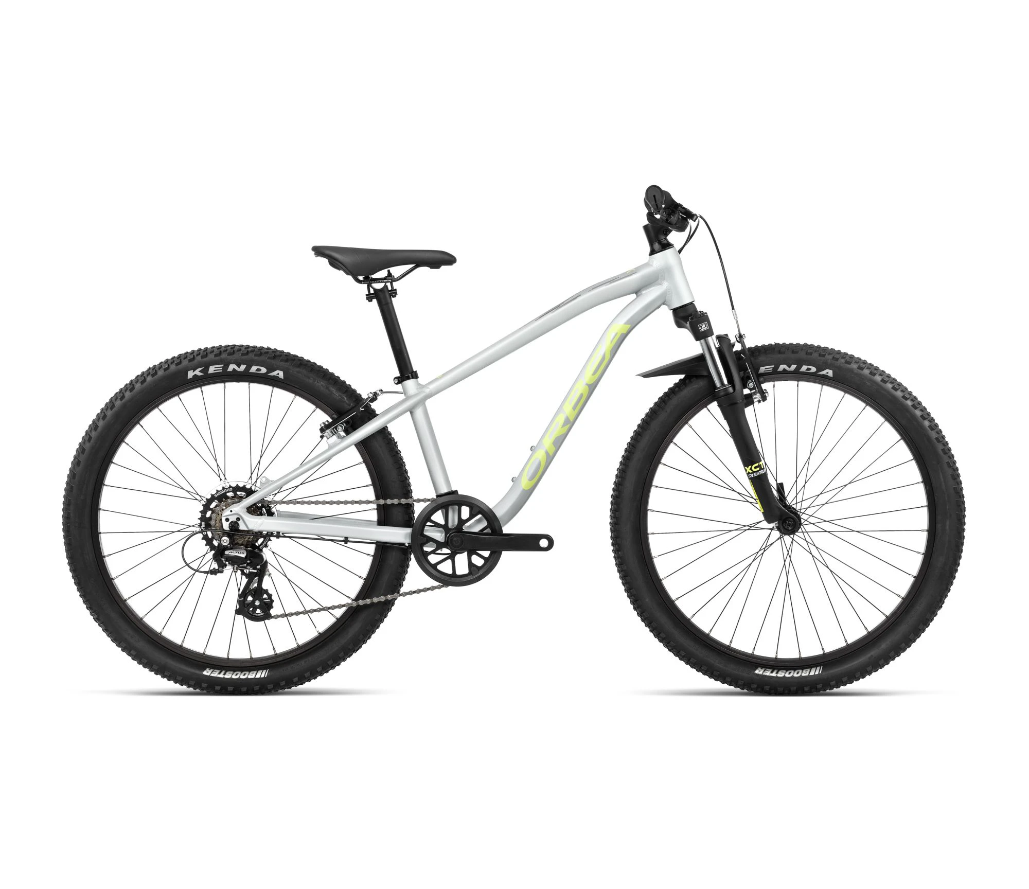 Bicicletă copii Orbea MX 24 XC - Halo Silver | Spicy Lime (Matt) - 69389