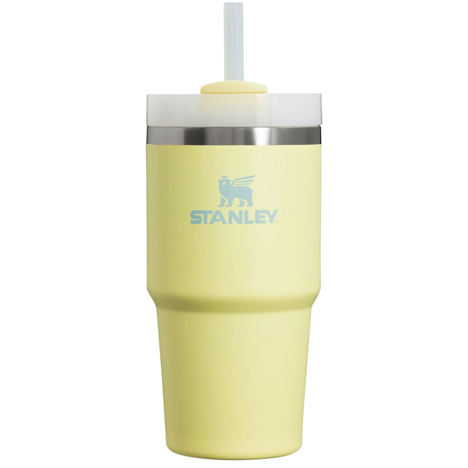 1. Stanley - termos tip sticla cu pai - Quencher H2.0 FlowState - Galben - 0.6L