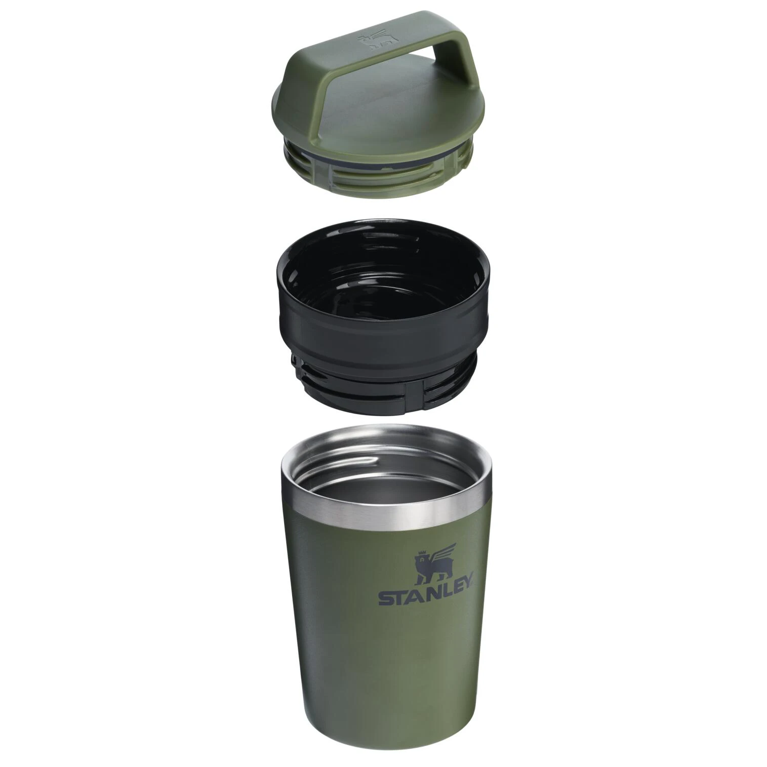 3. Stanley - termos tip cana cafea - Cafe-To-Go Travel Mug - Verde - 0.23 L