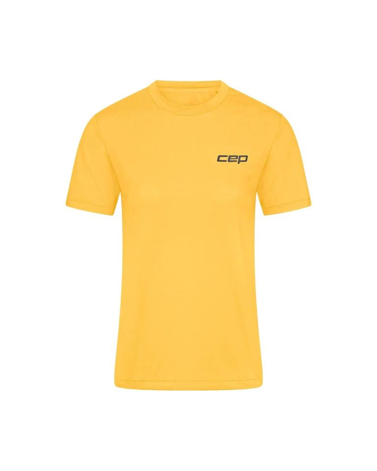 1. CEP - tricou tehnic - run shirt short sleeve - marigold