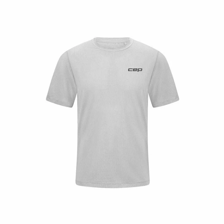 CEP - tricou tehnic - run shirt short sleeve - light grey - 69638