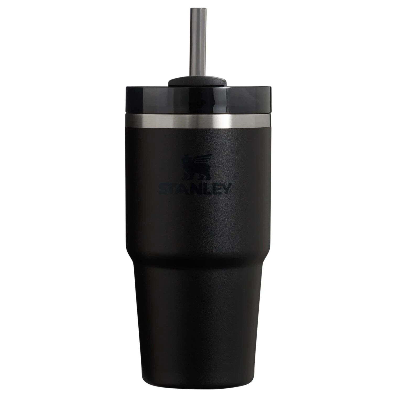 Stanley - termos tip sticla cu pai - Quencher H2.0 FlowState - Negru - 0.6L - 69538