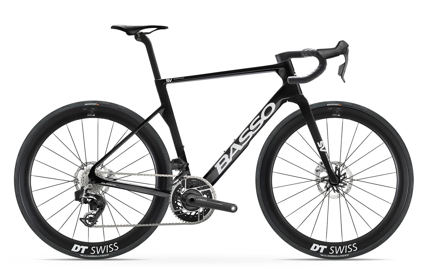 2. Bicicletă șosea Basso SV SRAM Red AXS - Pure Black