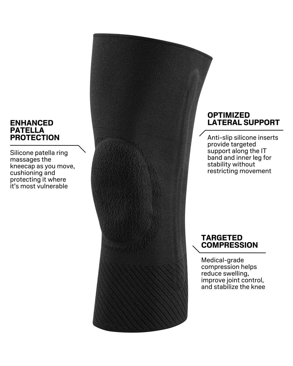 3. CEP - genuchiera cu suport maxim - max support knee sleeve - black
