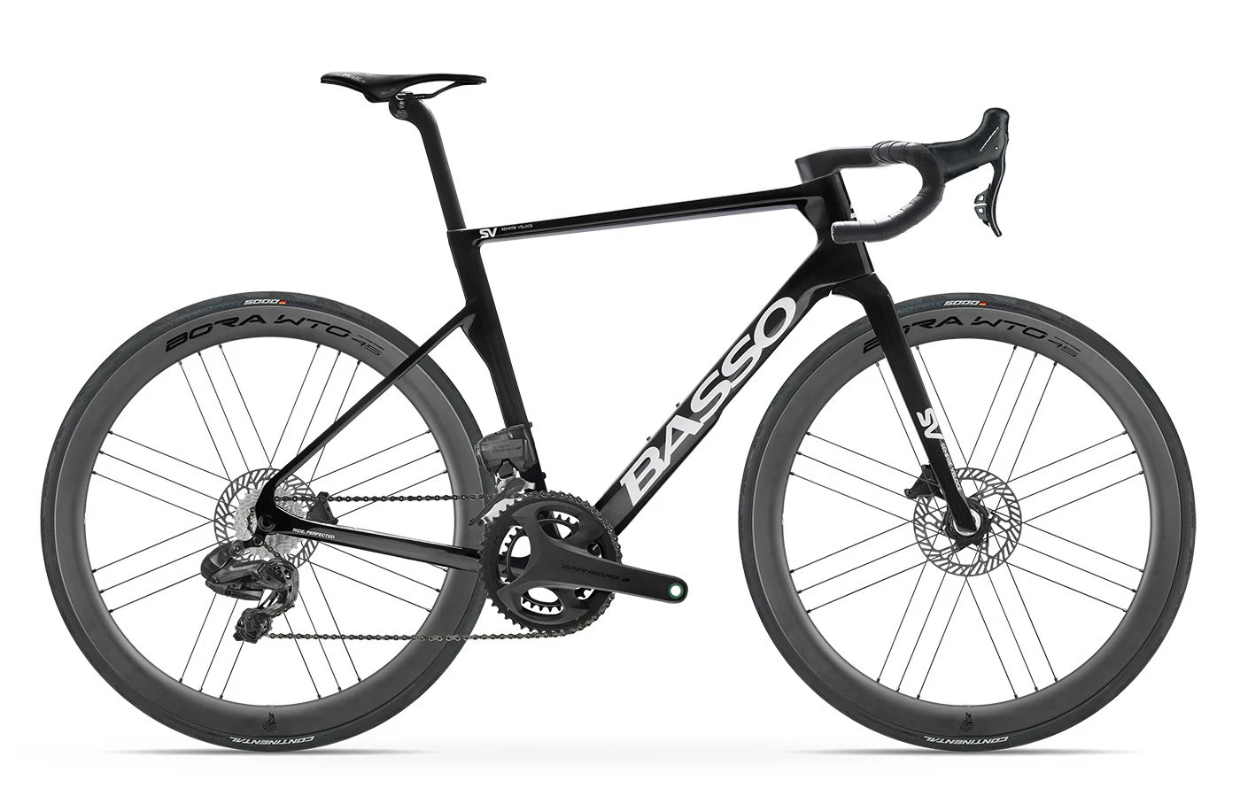 Bicicletă șosea Basso SV Campagnolo Super Record S - Pure Black - 69979