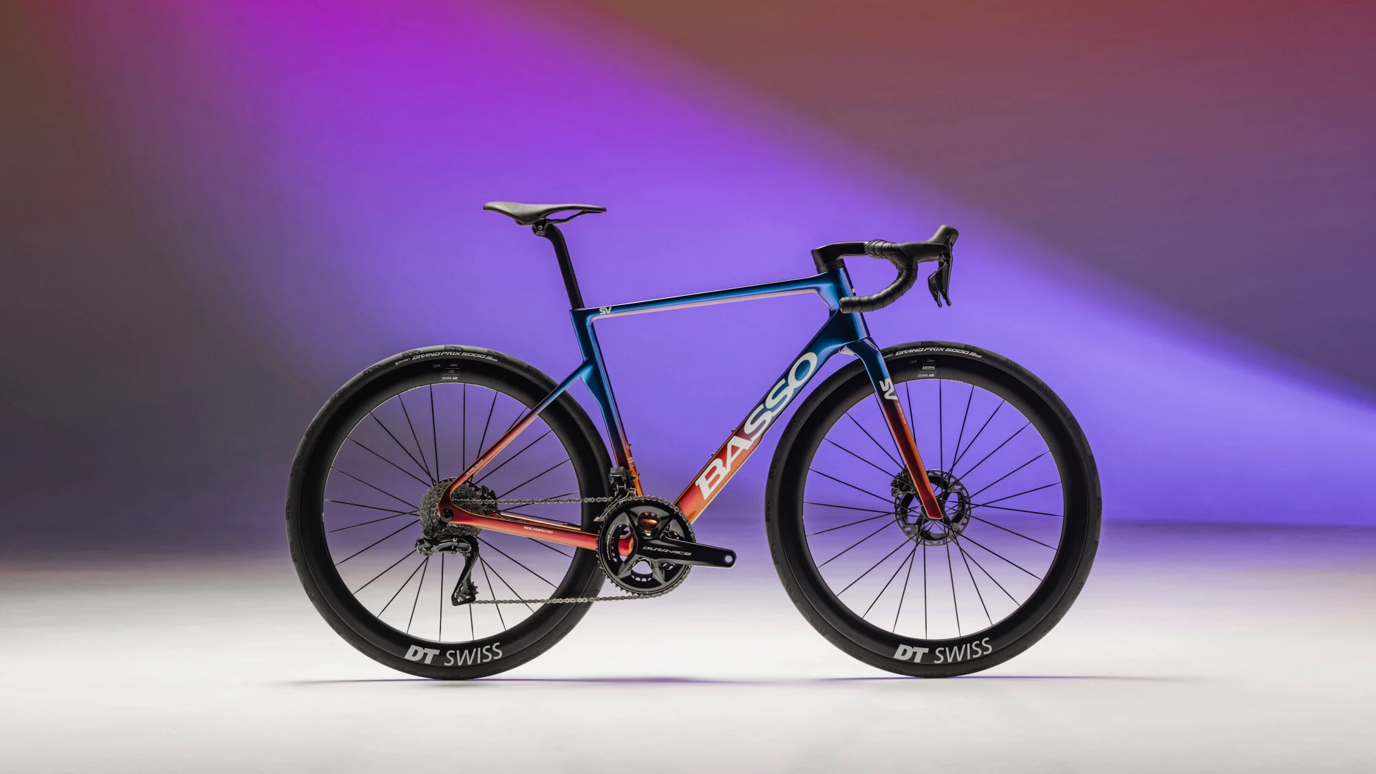 5. Bicicletă șosea Basso SV SRAM Red AXS - Viola Galaxy