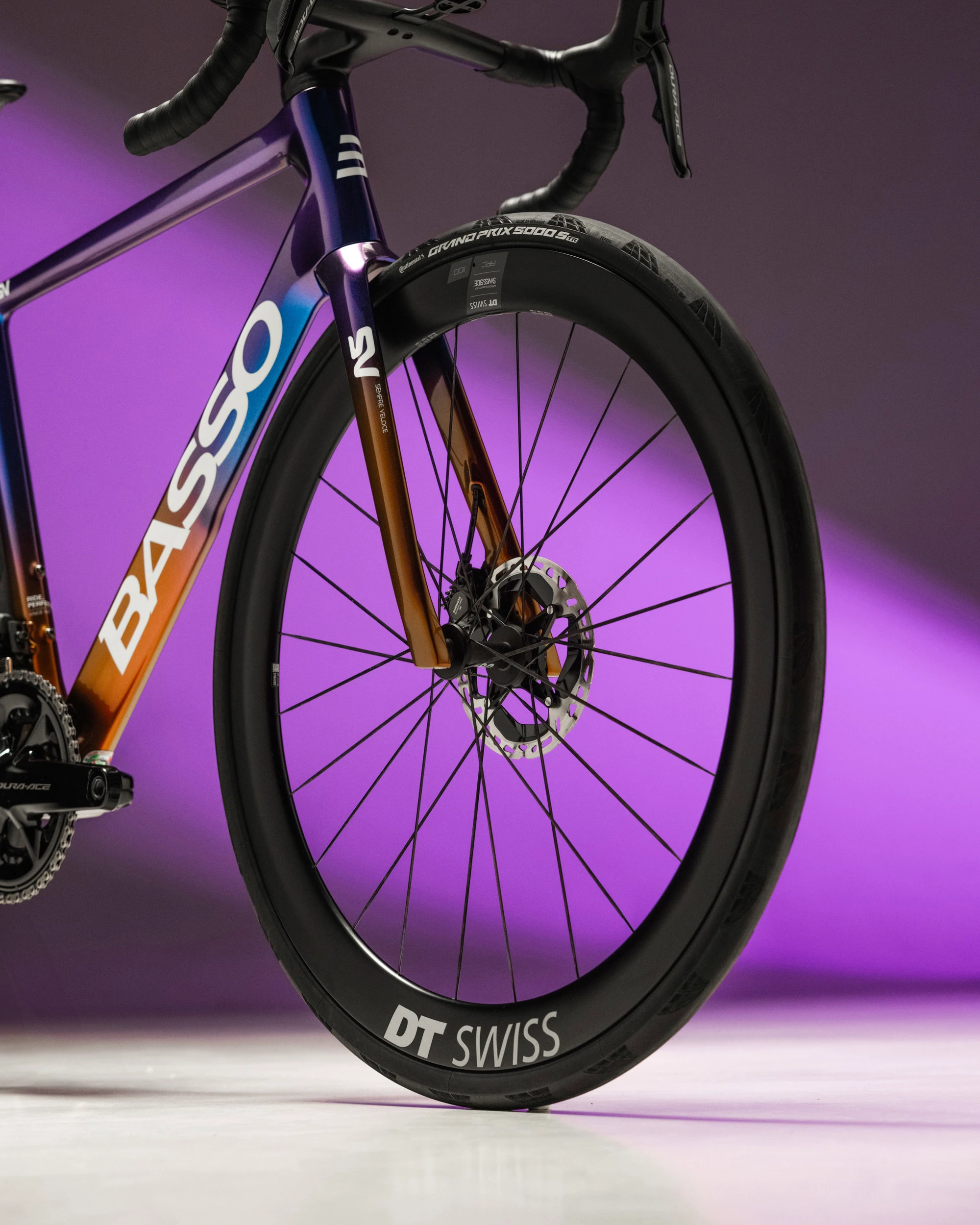 3. Bicicletă șosea Basso SV SRAM Red AXS - Viola Galaxy