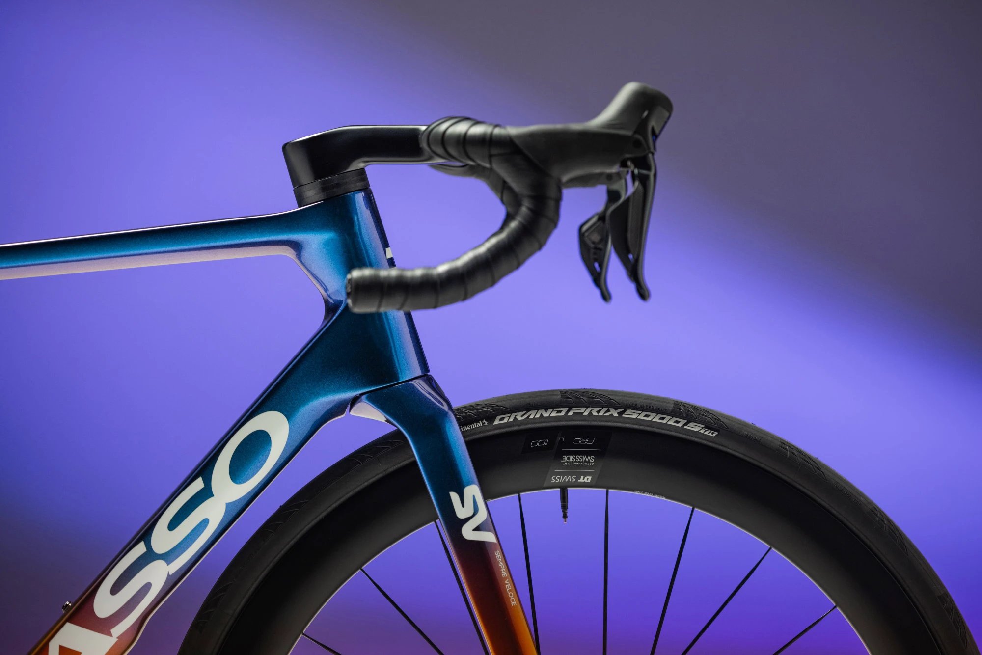 4. Bicicletă șosea Basso SV Campagnolo Super Record S - Viola Galaxy