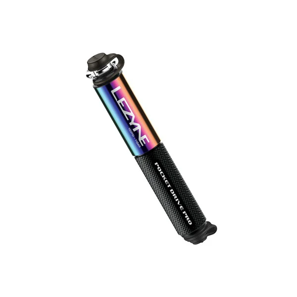 Lezyne - mini pompa - Hand Pump Pocket Drive Pro - 160 psi | 11 bar - neo metallic | black - 98g - 72602