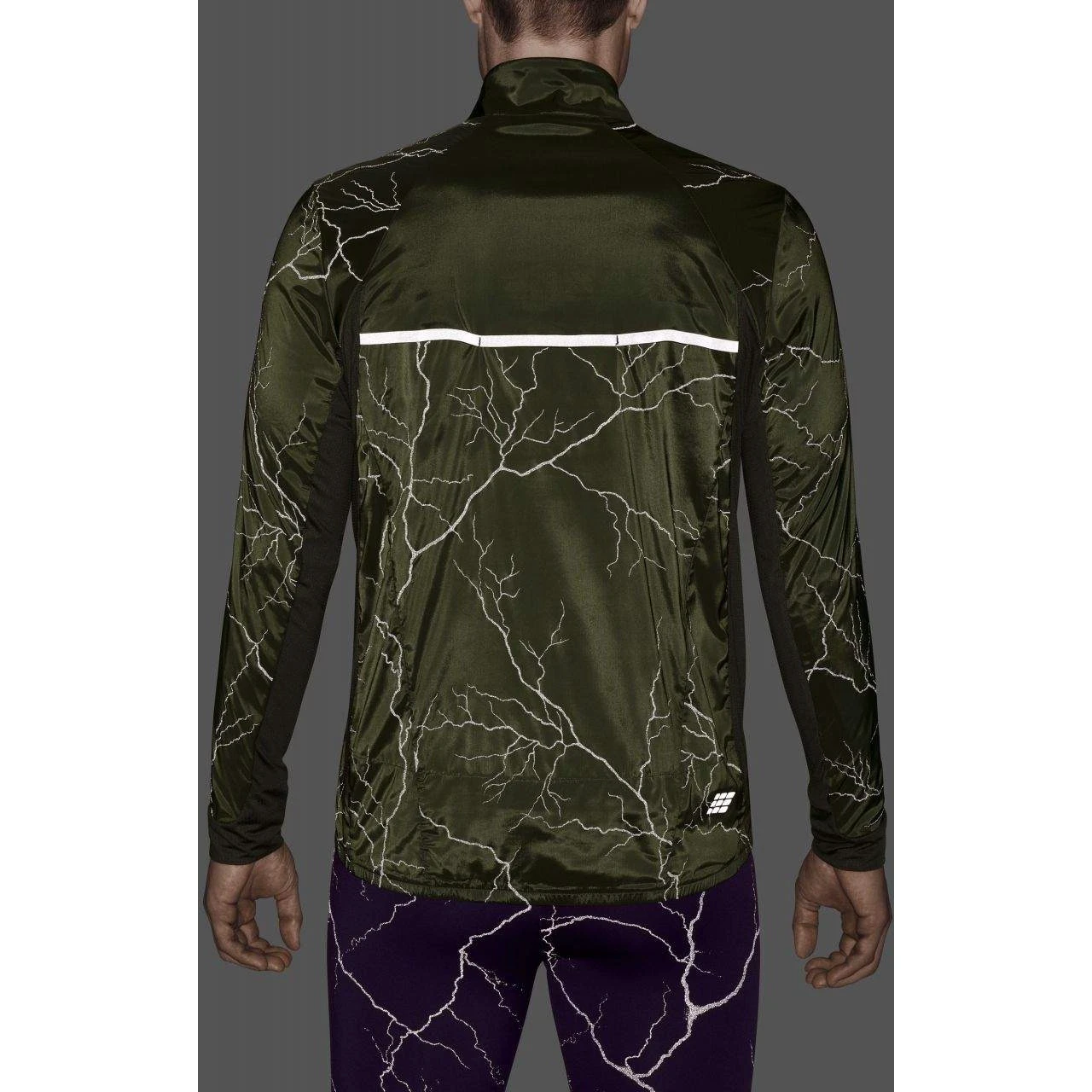 13. CEP - jacheta - reflective windbreaker - dark green