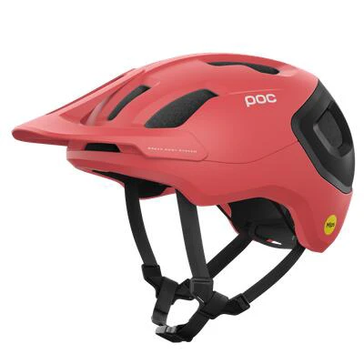 1. POC - casca MTB - Axion Race Mips - Ammolite Coral I Uranium Black I Matt