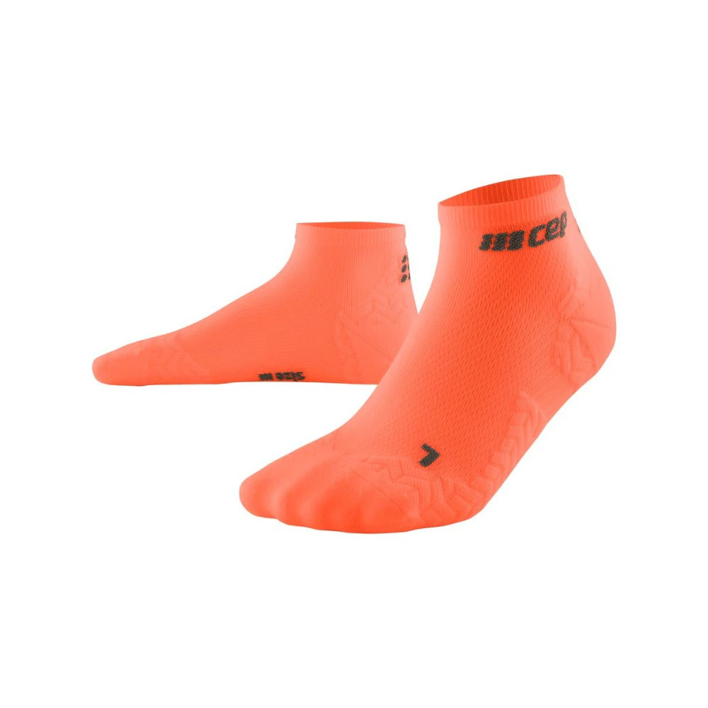 CEP - sosete compresie peste glezna - ultralight socks low cut v3 - coral - 70240