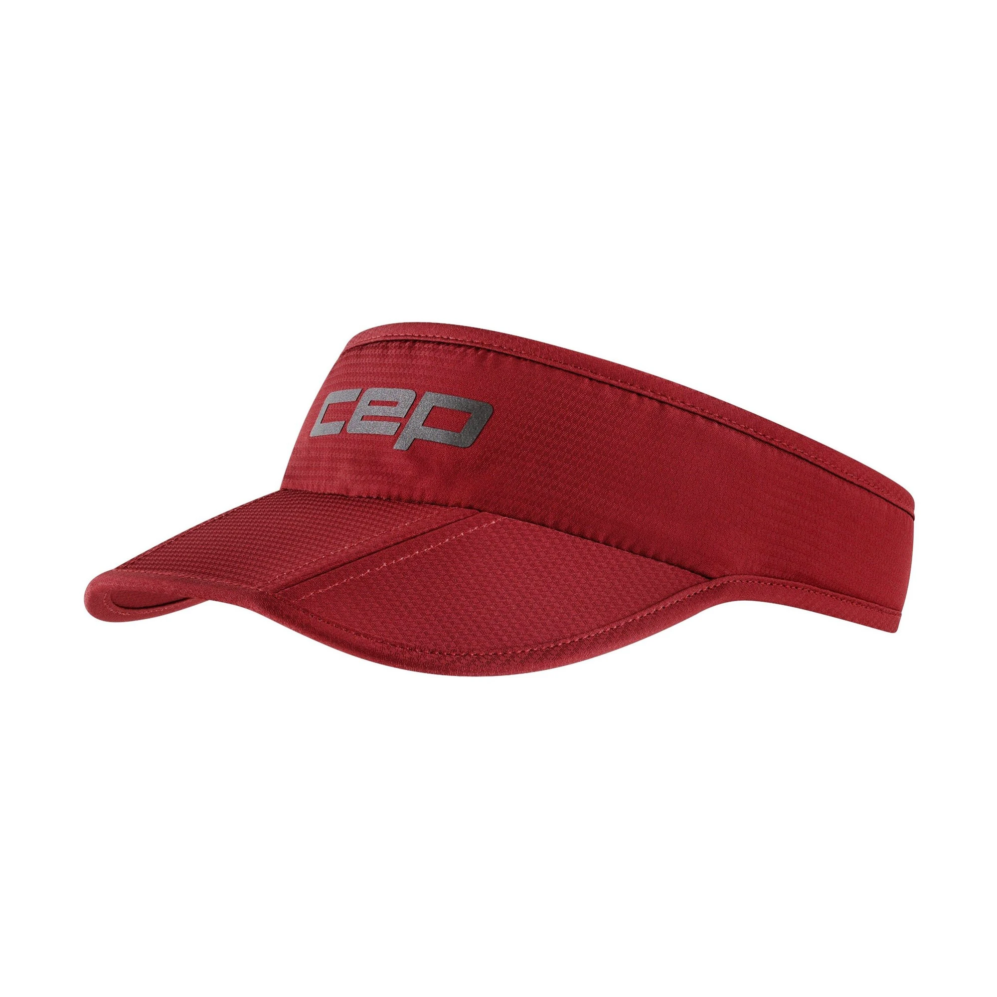 1. CEP - vizor - run foldable visor - burgundy