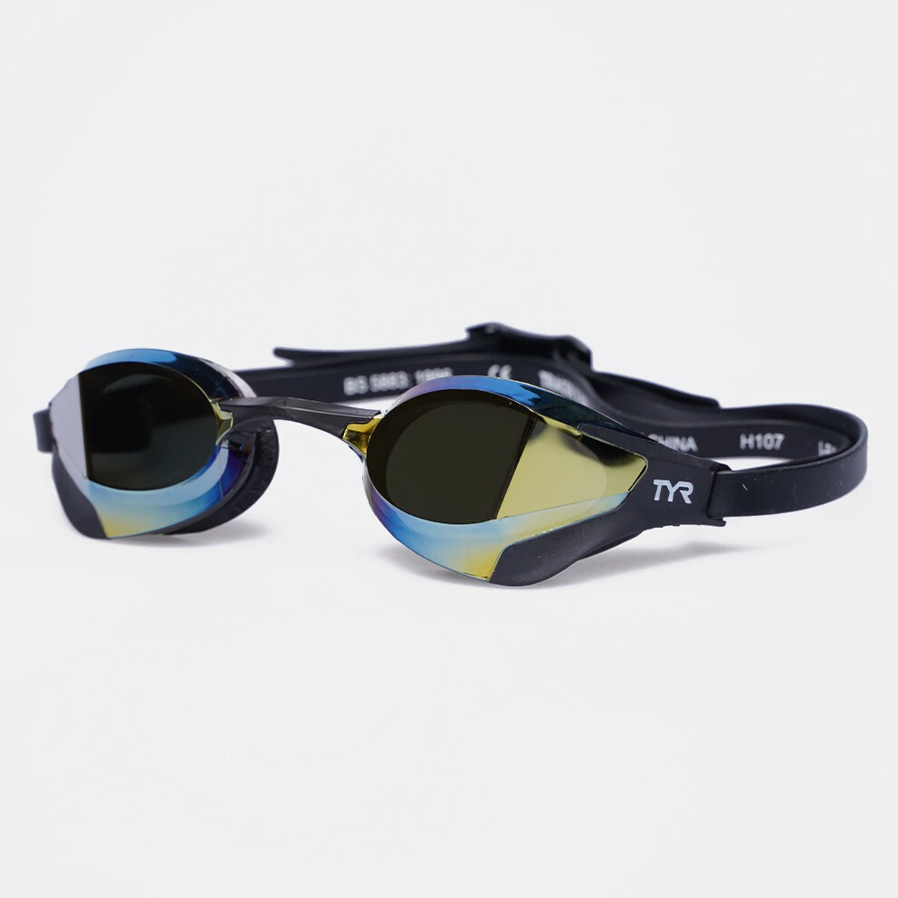 2. TYR - ochelari inot performanta - Tracer-X RZR Racing Goggles Mirrored - auriu | negru