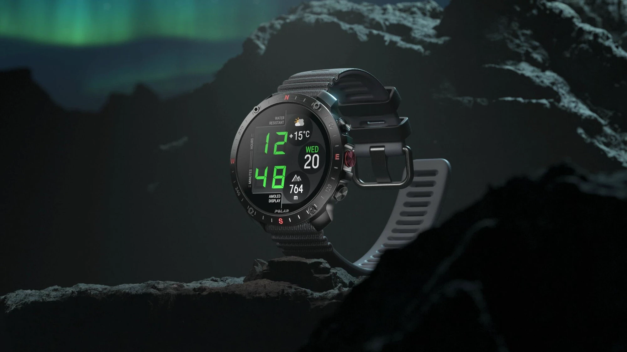 7. Polar - ceas sport inteligent - Grit X2 Pro - black I black
