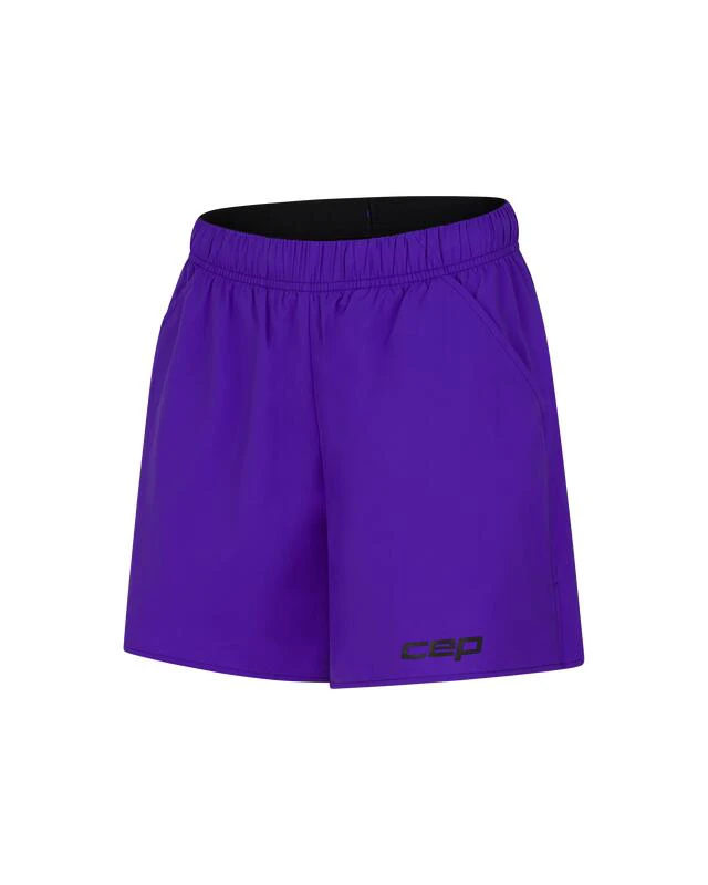 1. CEP - pantaloni scurti - run shorts loose fit W - purple