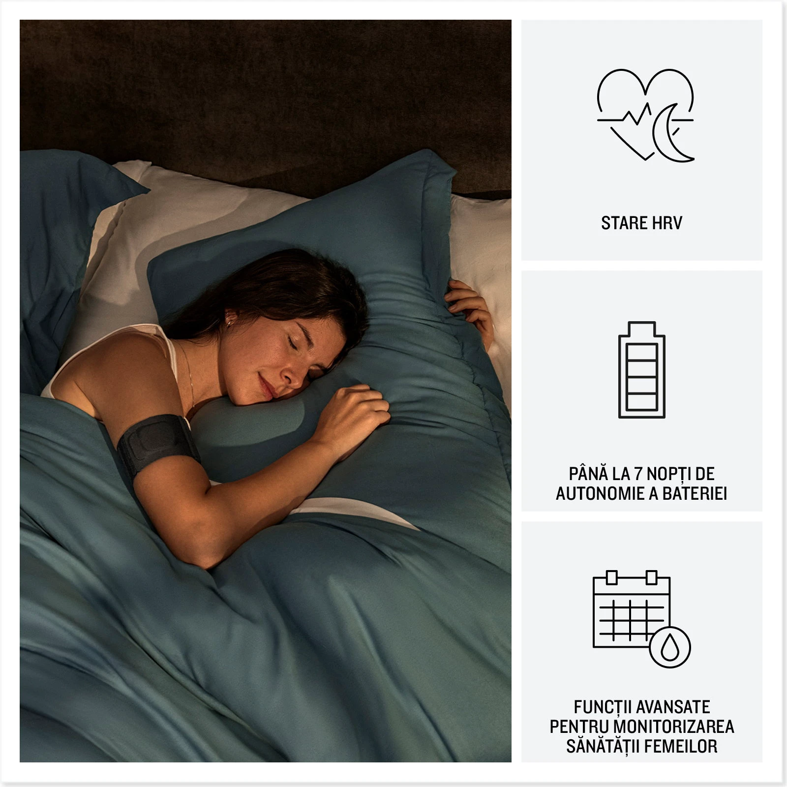 3. Monitor somn pentru brat Garmin Index Sleep Monitor L/XL