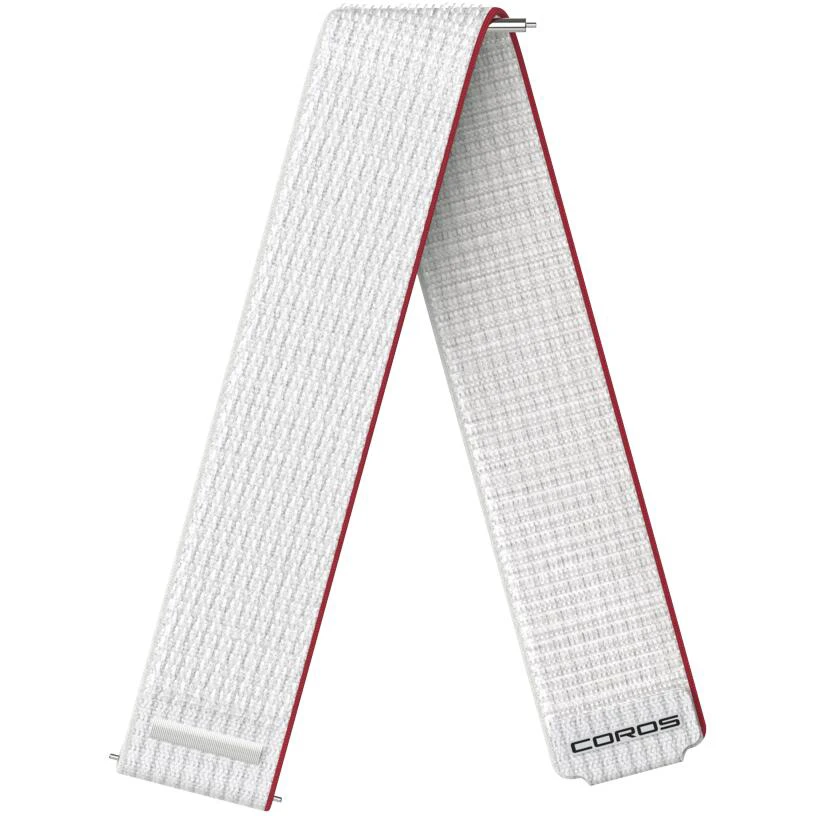 Coros - curea ceas nylon - Compatibil cu Pace 3 si Pace Pro - 22mm - Chalk - 70446
