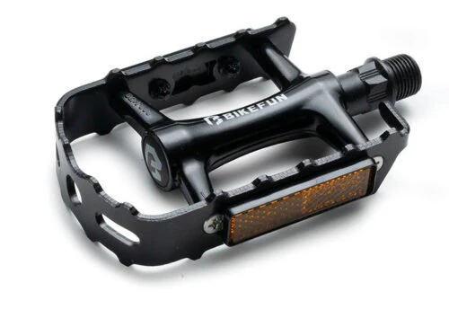 1. BikeFun - Pedale MTB - Forester - negru | argintiu