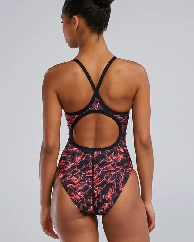 2. TYR - costum inot intreg pentru femei - ENERGIA Durafast Elite Diamondfit W - rosu