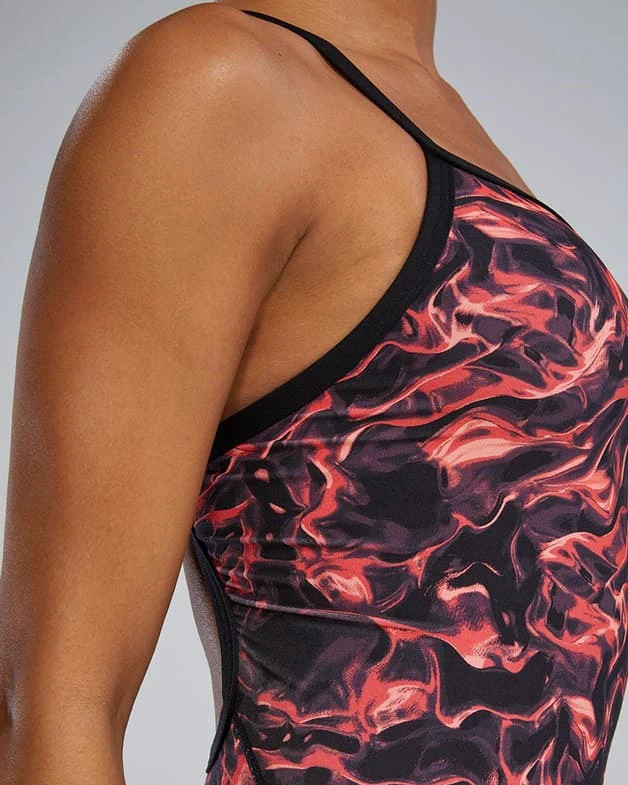 8. TYR - costum inot intreg pentru femei - ENERGIA Durafast Elite Diamondfit W - rosu