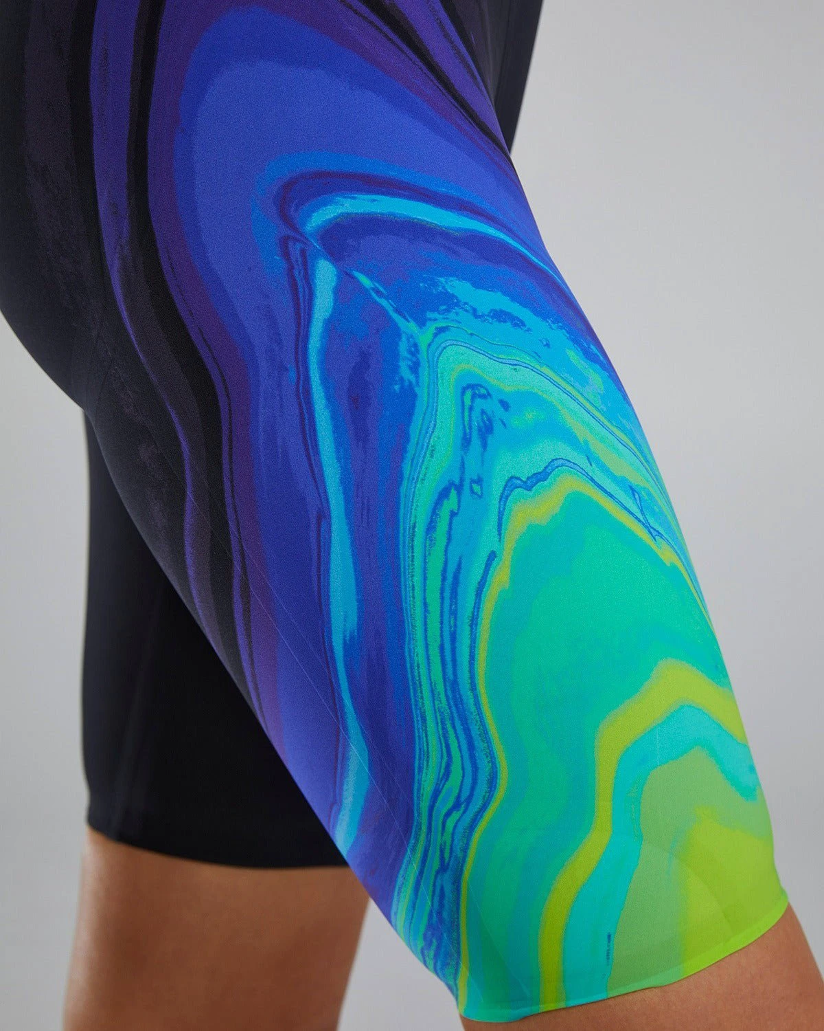7. TYR - costum intreg tehnic - VENZO Open Back Volconyx W - lime | bleumarin