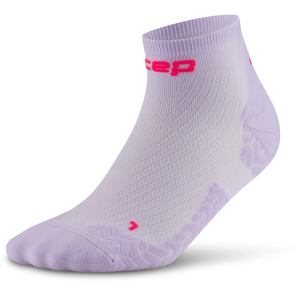 1. CEP - sosete compresie peste glezna - run ultralight socks low cut 4.0 W - lilac