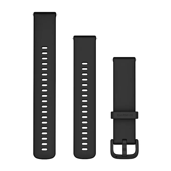 1. Garmin - curea silicon - Quick Release 20 - Negru mat